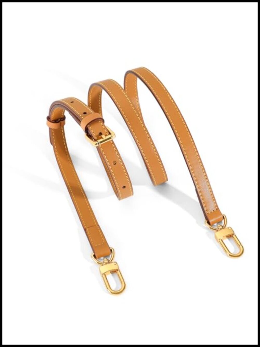 Leather Replacement Adjustable Shoulder Strap Crossbody Bag Strap 43-52 inch